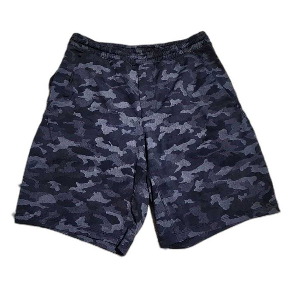 Lululemon Athletica Men’s M Camouflage Training Shorts Liner Running Fitness